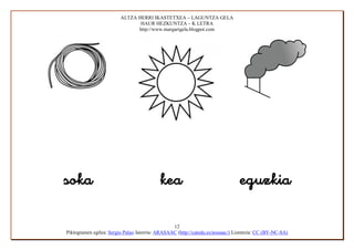 ALTZA HERRI IKASTETXEA – LAGUNTZA GELA
                                      HAUR HEZKUNTZA – K LETRA
                                     http://www.margarigela.blogpot.com






                                                       12
      Piktogramen egilea: Sergio Palao Jatorria: ARASAAC (http://catedu.es/arasaac/) Lizentzia: CC (BY-NC-SA)
 