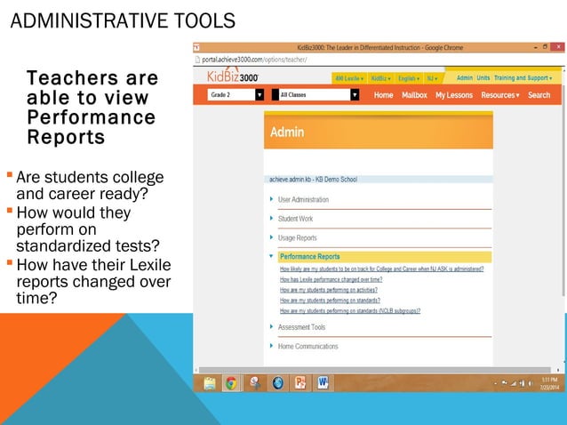 Achieve3000: The Leader In Differentiated Instruction Kidbiz3000: The Leader in Differentiated Instruction | PPT