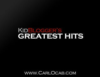 copyright © 2008 RichKidMedia – All Rights Reserved   http://www.carlocab.com
 