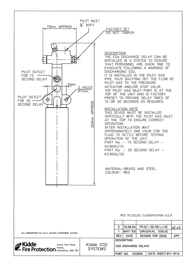Kidde Kidde Wheeled CO2 45kg