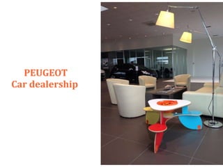PEUGEOT
Car dealership
 