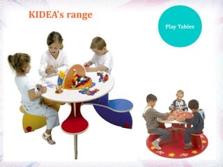 Play Tables
KIDEA's range
 