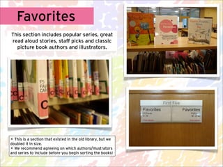 Favorites
This section includes popular series, great
read aloud stories, staff picks and classic
  picture book authors a...
