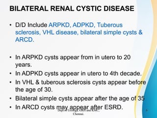 Renal cystic disease -2 | PPT