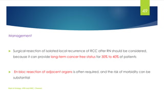 MANAGEMENT OF LOCALLY ADVANCED RENAL CELL CARCINOMA | PDF