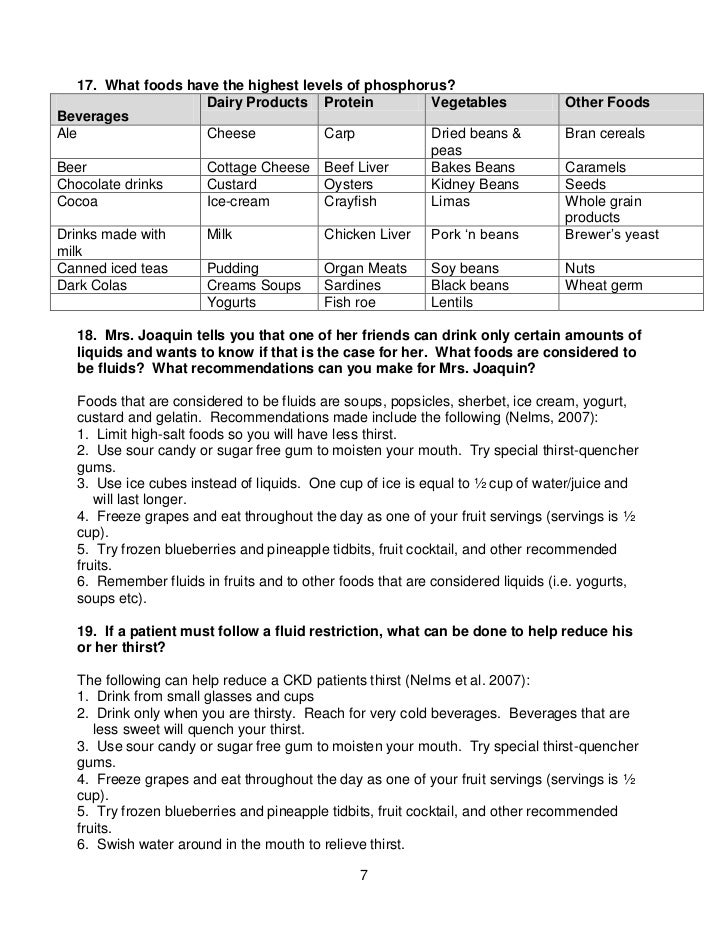 Kidney Disease Stage 4 Diet What Can I Eat