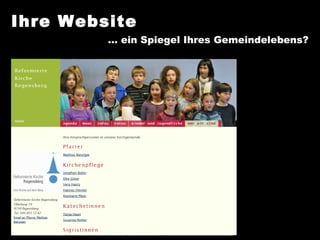 Ihre Website …  ein Spiegel Ihres Gemeindelebens? 