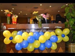 QIG
Events Planner & Organizer
 
