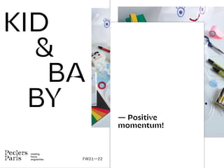 — Positive
momentum!
creating
future
singularities FW21—22
KID
&
BA
BY
 