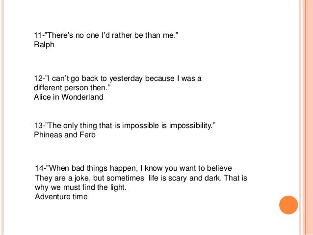 Kids famous film quotes