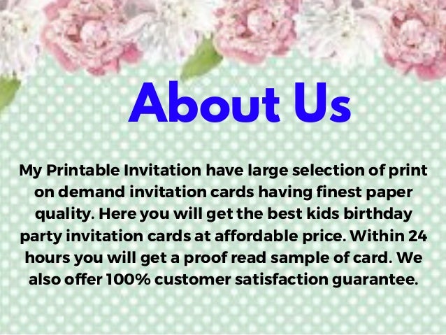 kids best birthday invitation