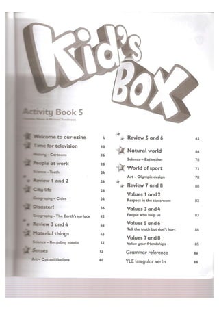 Kid's box   activity book 5