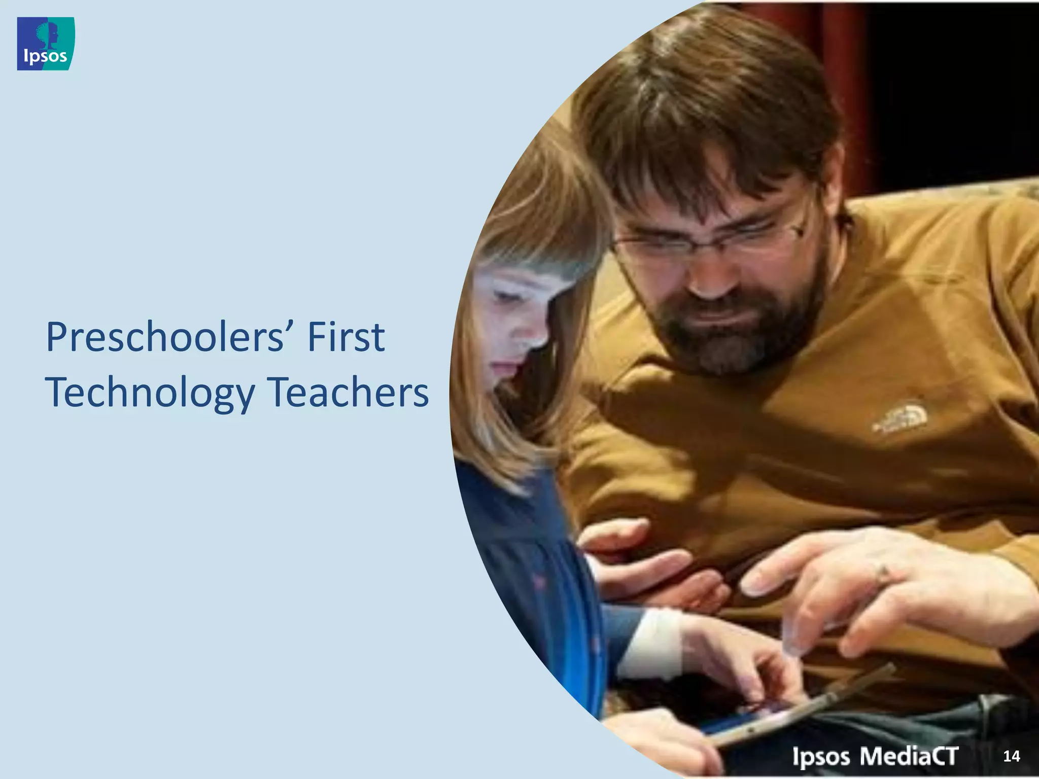 Preschoolers’ First
Technology Teachers




                      14
 
