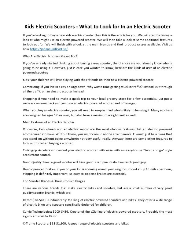 Kids Electric Scooters.pdf