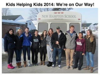 Kids Helping Kids 2014: We’re on Our Way!

 