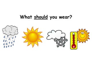 What should you wear?
 