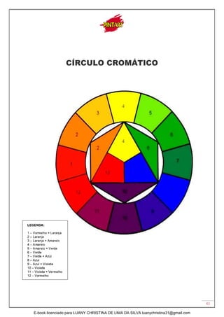 43
CÍRCULO CROMÁTICO
E-book licenciado para LUANY CHRISTINA DE LIMA DA SILVA luanychristina31@gmail.com
 