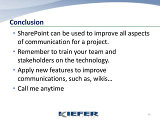 Clear project requirements and specifications