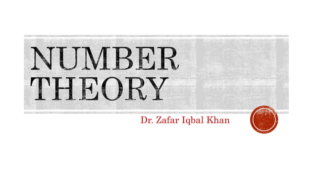 Number Theory | PPTX