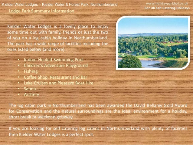 Log Cabin Holidays In Northumberland At Kielder Water Lodges