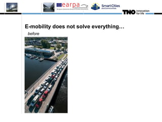 11
E-mobility does not solve everything…
before
 