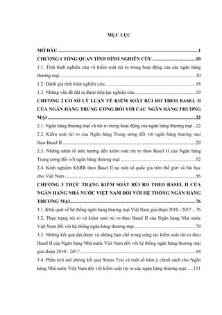 Kiểm soát rủi ro trong hoạt động của các ngân hàng thương mại, HOT | PDF