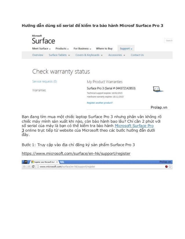 microsoft surface serial number checker