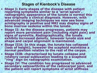Kienbock s Disease ppt