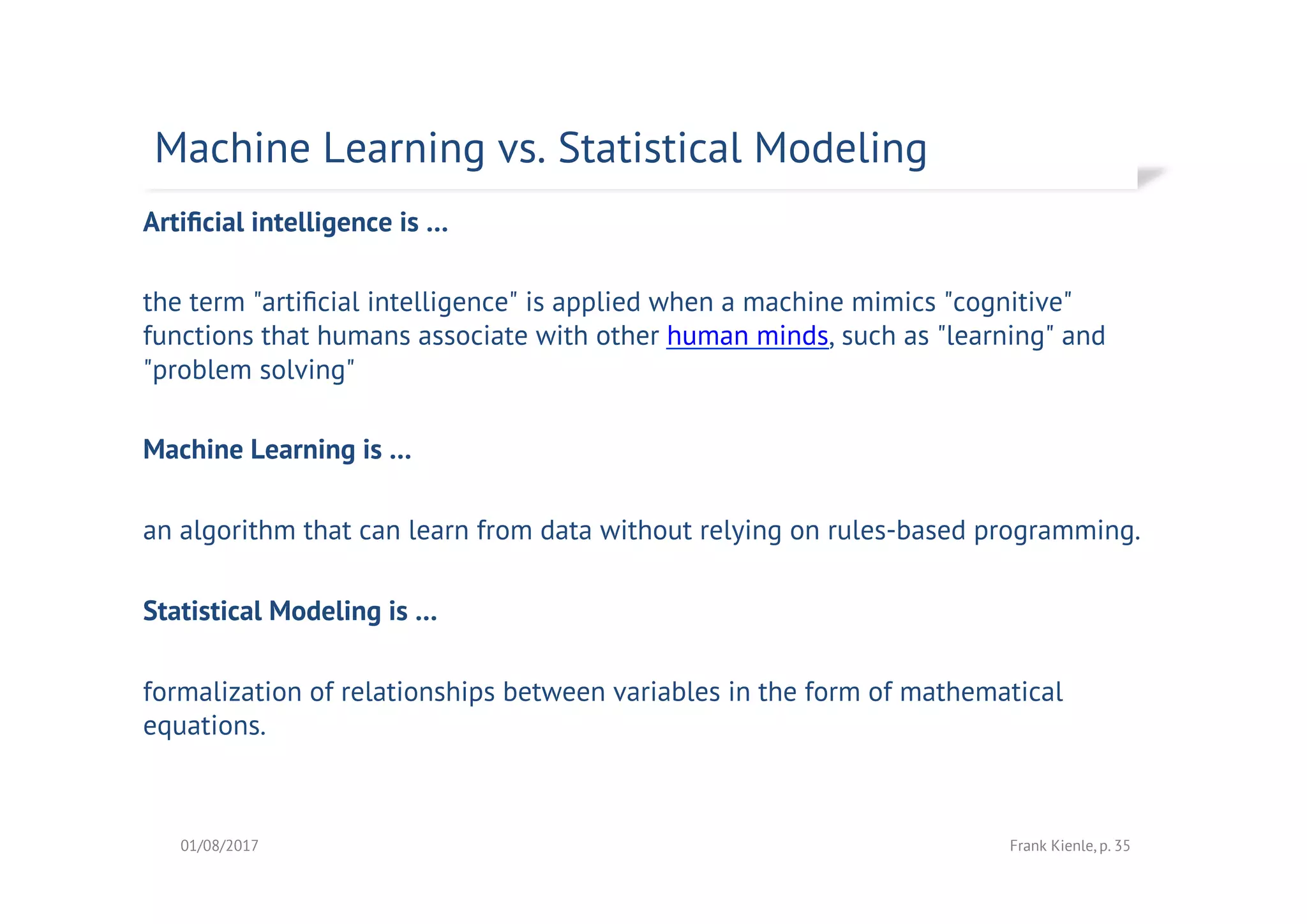 Machine Learning part 2 - Introduction to Data Science | PPT