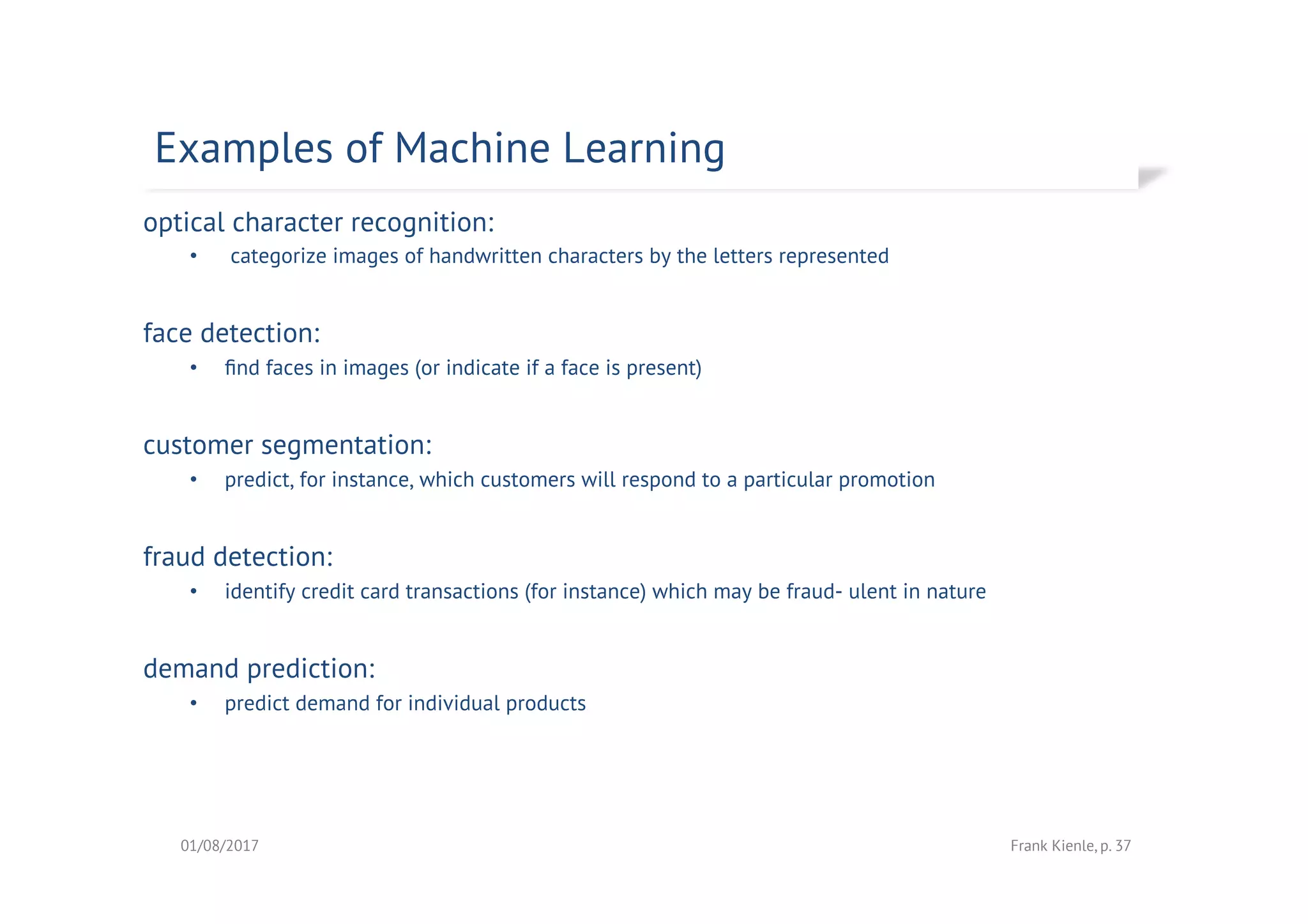 Machine Learning part 2 - Introduction to Data Science | PPT