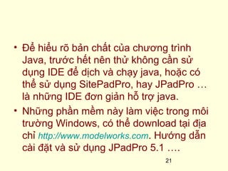 gioi thieu ve java | PPT