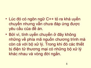 gioi thieu ve java | PPT