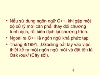 gioi thieu ve java | PPT