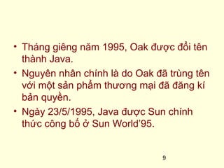 gioi thieu ve java | PPT