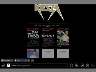 Gabi Thomas:Kiesza Website Research
