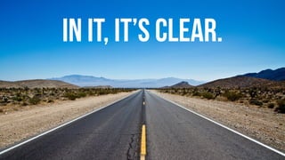 IN IT, It’s clear. 
 