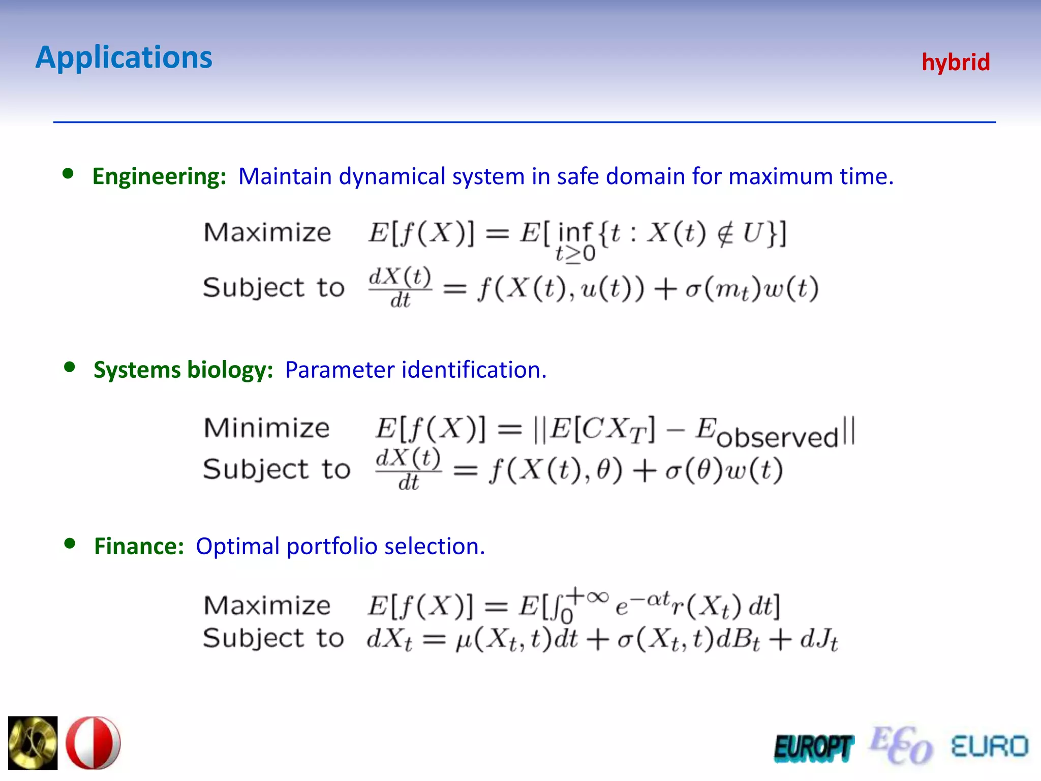 Financial Dynamics IdentifiedÖzmen, Weber, BatmazRobust  CMARS:              confidence interval..... ....................... . . . ..outlieroutliersemi-length of confidence interval