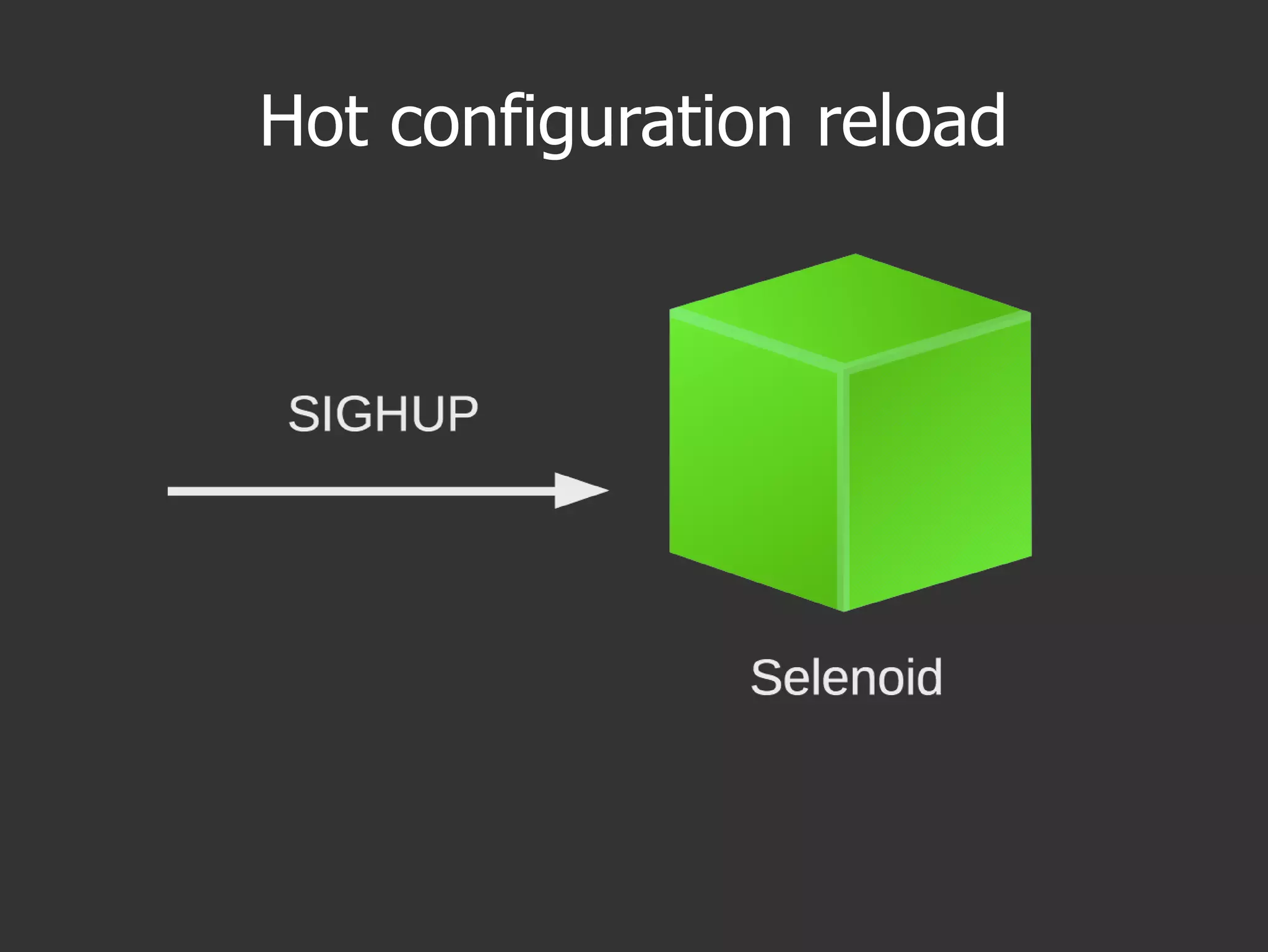 Hot configuration reload
 
