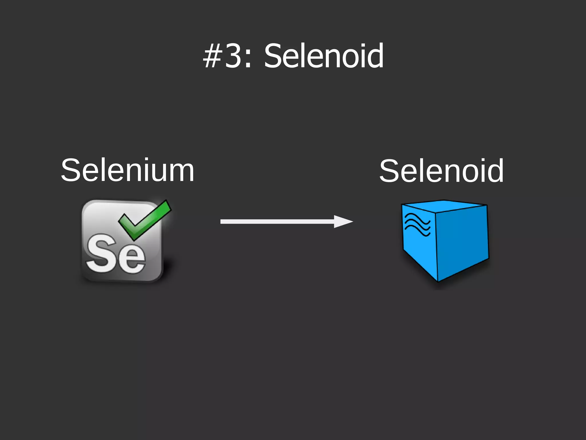 SelenoidSelenium
#3: Selenoid
 