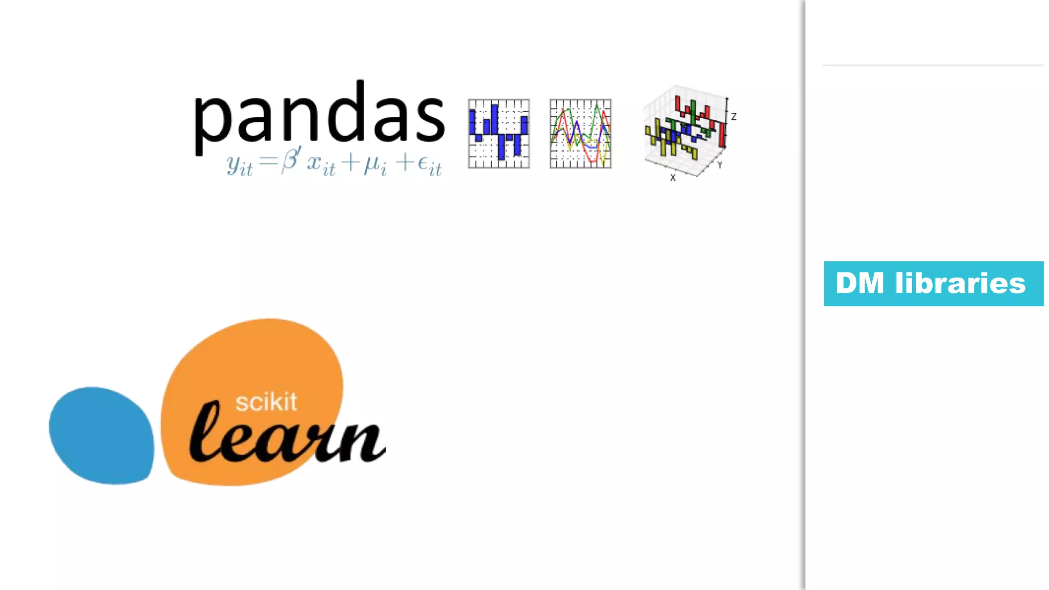 59JDD conference
DM libraries
 