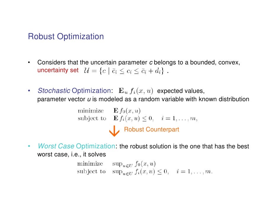 Derivative Free Optimization and Robust Optimization