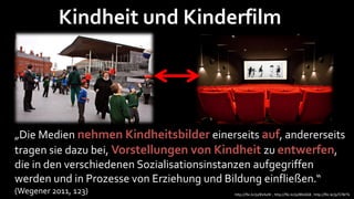 Wolfgang Ruge

Bildungspotenziale im Kinderfilm
       Skizze eines Forschungsfeldes


          1. Was ist ein Kinderfilm...