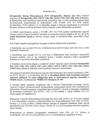Szőlő termőhelyi katasztennódosítás