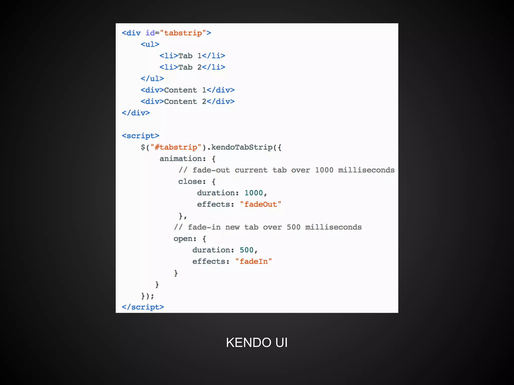KENDO UI
 