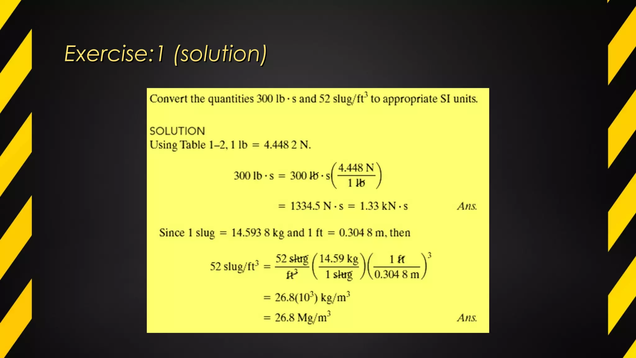 Exercise:1 (solution)Exercise:1 (solution)
 