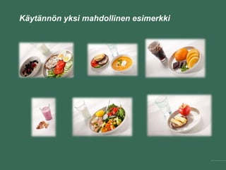Yhteenveto
• Kihdistä, nivelreumasta ja nivelrikosta kärsivät potilaat saattavat hyötyä jonkin verran
kasvikunnan tuotteisiin painottuvasta, esim. Välimeren ruokavaliosta. Näyttö on
kuitenkin vähäistä, ja hyöty saattaa perustua tutkimuksissa havaittuun
yhdenaikaiseen laihtumiseen.
• Laihdutus on tehokas nivelrikon ja kihdin hoidossa.
• Kannustaminen terveelliseen ruokavalioon on eduksi aina, sillä se auttaa
hallitsemaan nivelvaivoihin liittyviä liitännäissairauksia, kuten metabolista
oireyhtymää, sepelvaltimotautia tai tyypin 2 diabetesta
• Riittävästä D-vitamiinin saannista on huolehdittava, mutta jättiannokset eivät ole
auttaneet reumassa lumelääkettä enempää
• Kurkumasta (2-4 g/pv?) ja inkivääristä (1-4 g/pv?) on näyttöä aasialaisissa RCT-
tutkimuksissa (nivelreuma ja -rikko). Tutkimukset pieniä, laadultaan korkeintaan
kohtalaisia ja julkaistu vähemmän arvostetuissa tiedelehdissä
• Omega-3 rasvat eli kalaöljy vähentää tulehduskipulääkkeen tarvetta ja
aamujäykkyyttä nivelreumassa. Näyttö on melko vakuuttavaa, mutta vaikutus on
melko pieni.
 