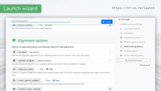 Launch wizard https://nf-co.re/launch
 