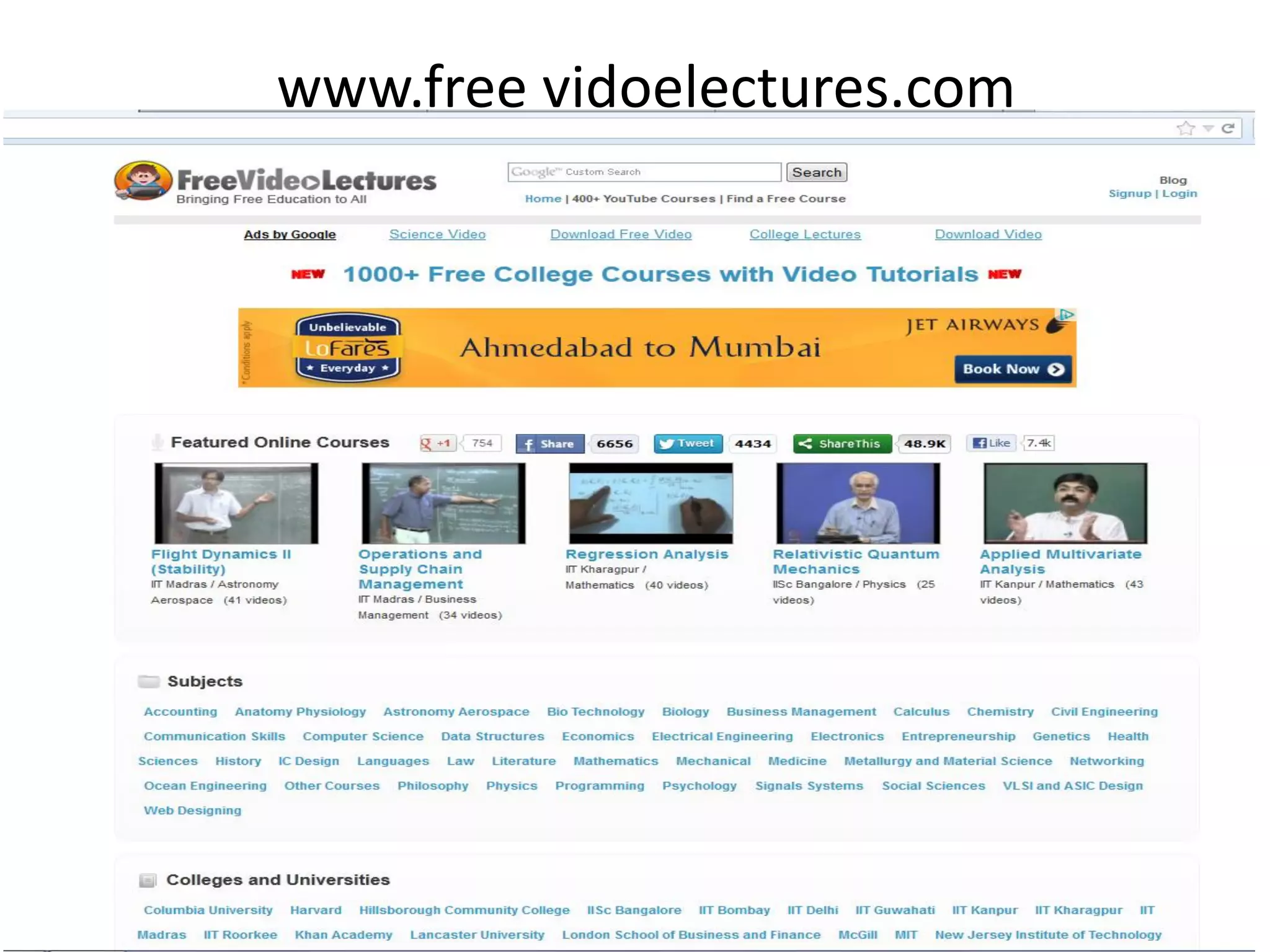 www.free vidoelectures.com
 