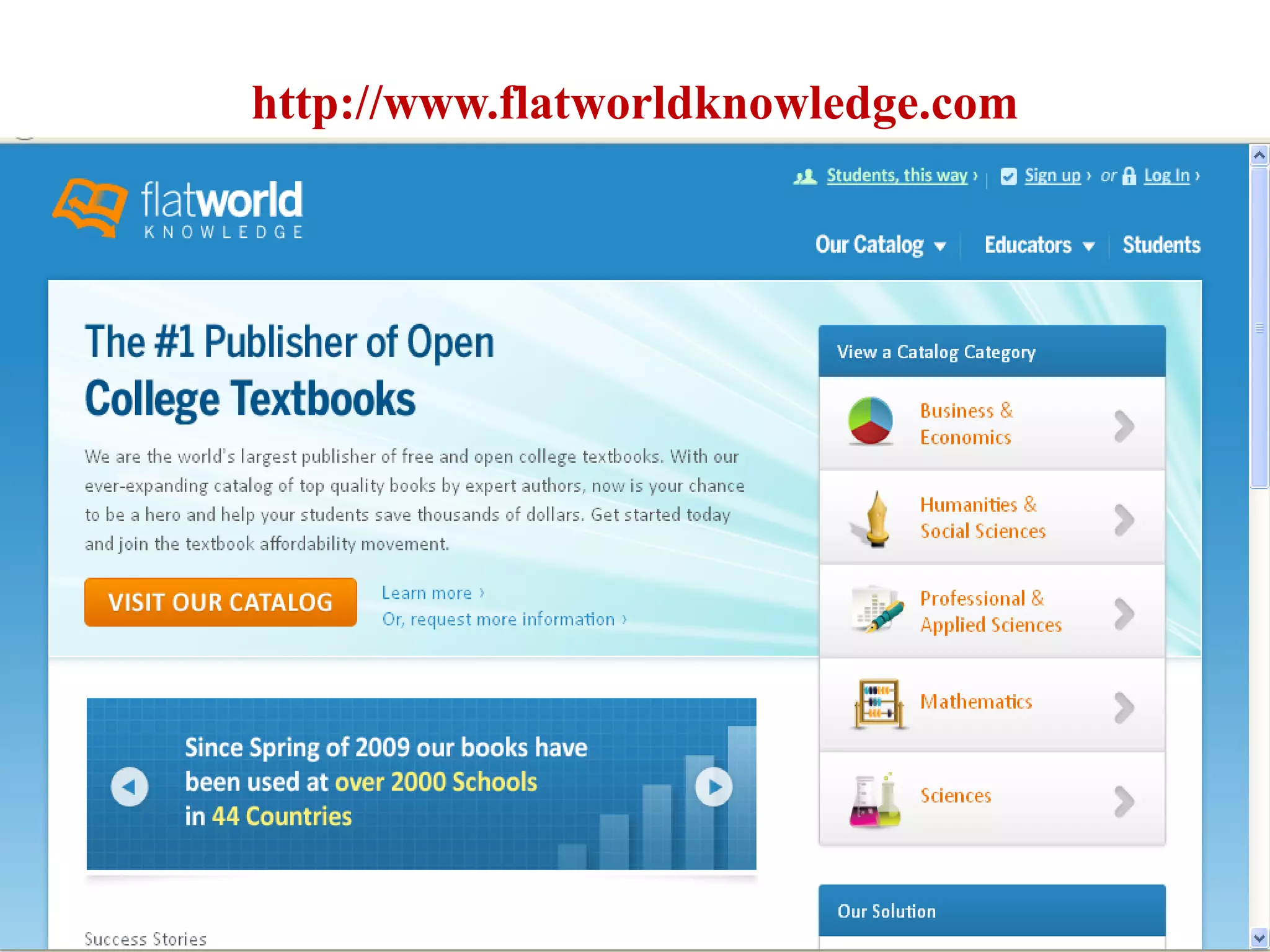 http://www.flatworldknowledge.com
 