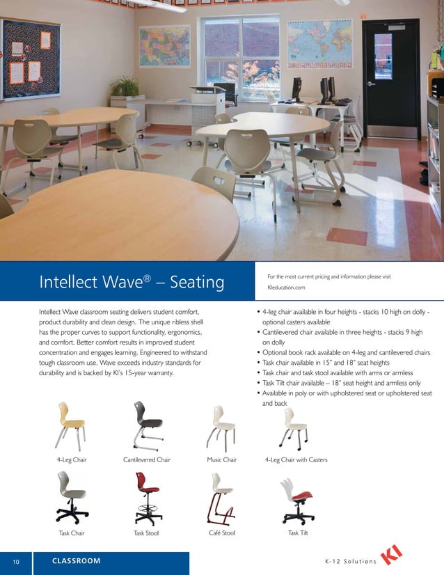 Longo KI School Classroom Furniture Catalog (2012) catalog